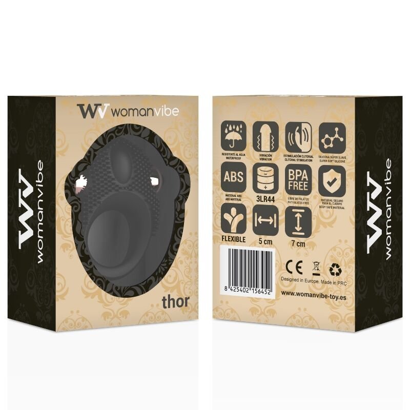 WOMANVIBE - ANEL VIBRADOR DE SILICONE THOR - Image 2