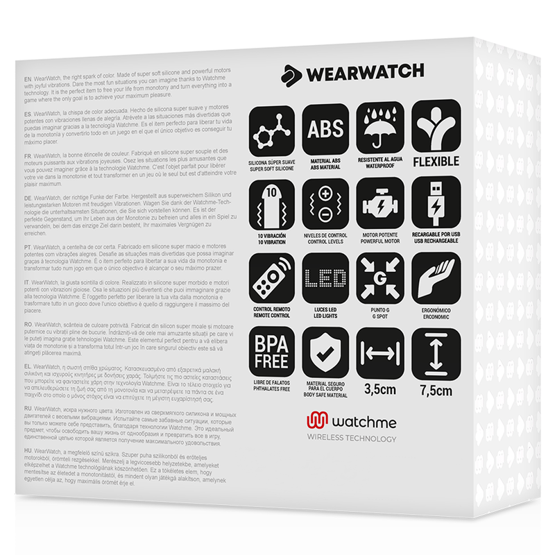 WEARWATCH - TECNOLOGIA WATCHME CONTROLE REMOTO OVO FÚCSIA / ROSA - Image 5