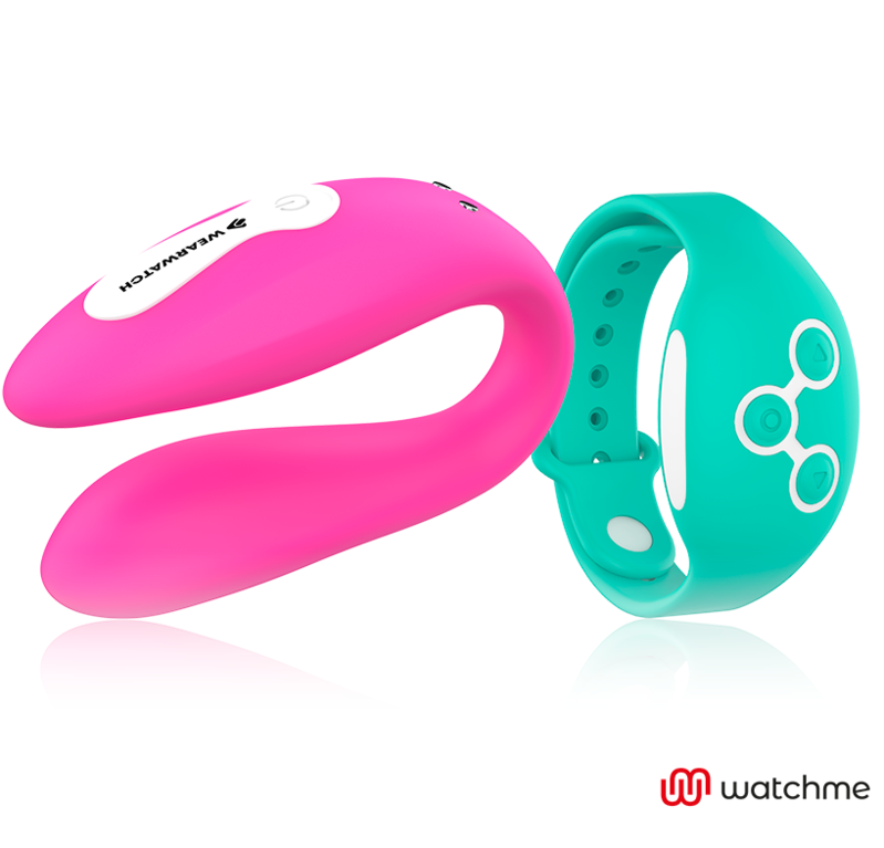 WEARWATCH - VIBRADOR WATCHME DE TECNOLOGIA DUPLA FÚCSIA / ÁGUA DO MAR - Image 2
